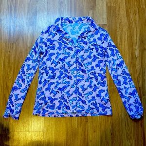 Lilly Pulitzer Ruff Night PJ Top